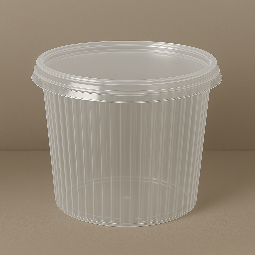 عبوة لبن محزز لون شفاف ماركة بلاستيك فورم تعبئة 480 قطعة