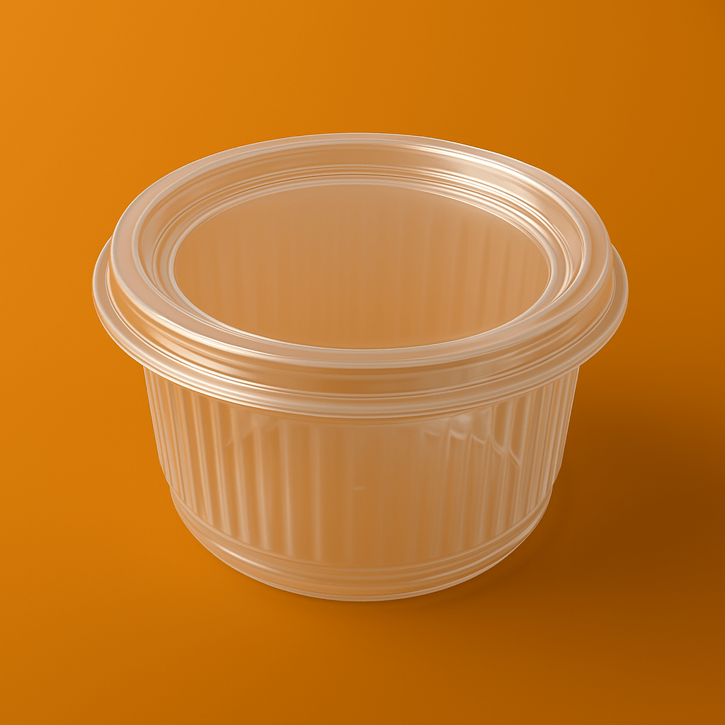 عبوة محززة مع غطاء لون شفاف تعبئة 1000علبة