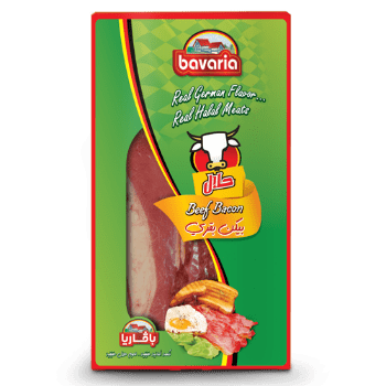 BAVARIA, Beef Bacon, Sliced Vacuum Pack 150g - For restaurants
