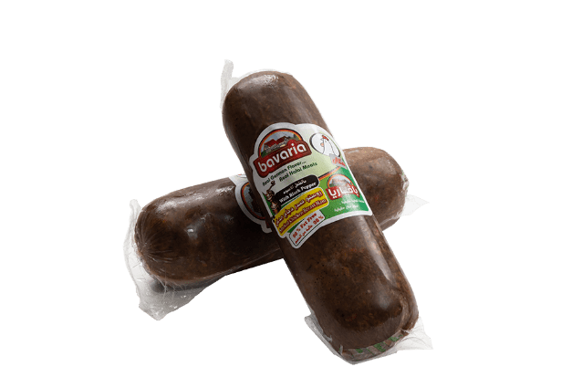 BAVARIA, Smoked Chicken Breast Ham with Black Pepper, Round Shrink 80mm 1.6Kg