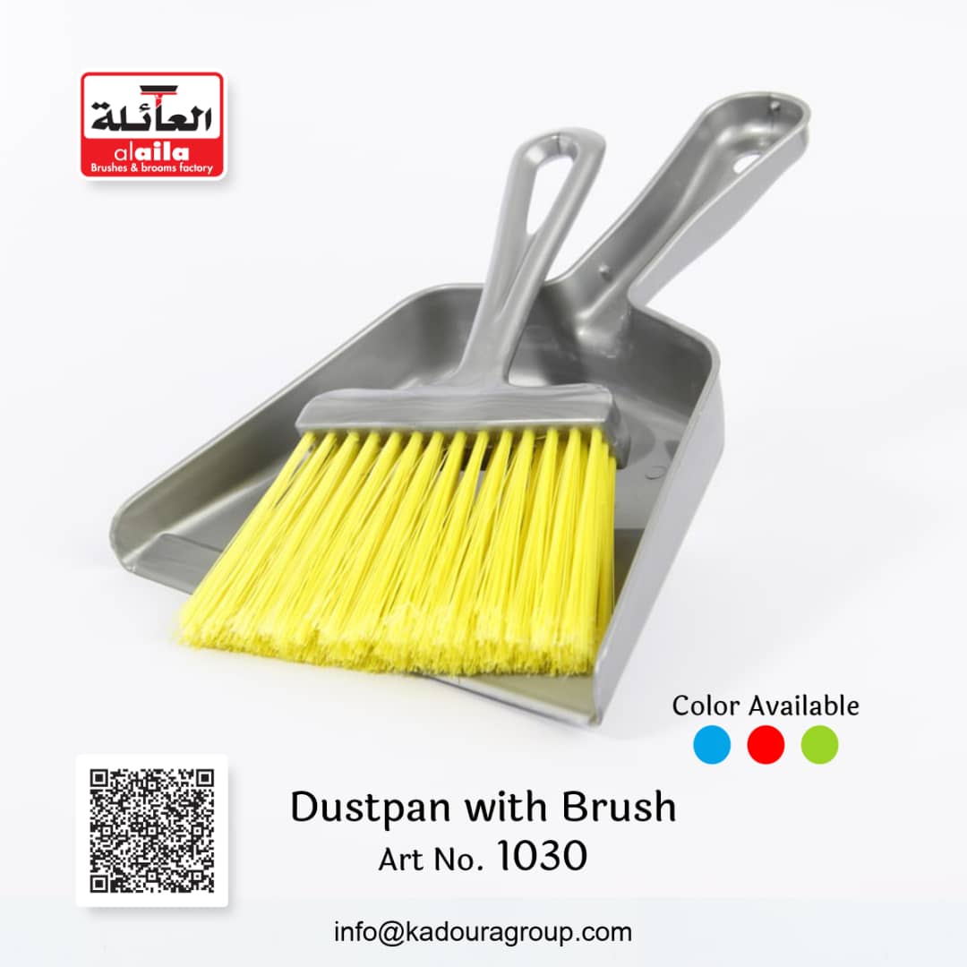 dust pan with brush