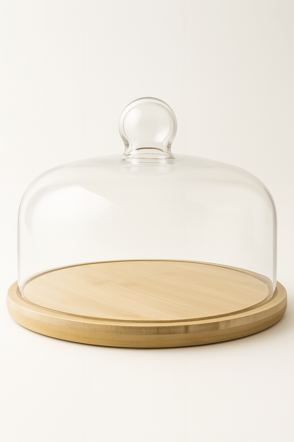 طبق تقديم كيك مع غطاء