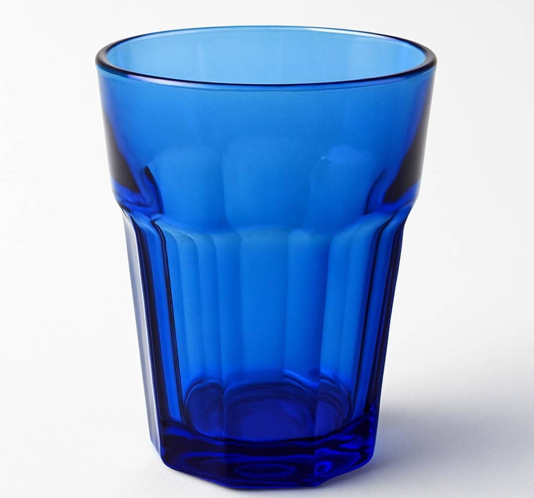 كاسة ملونة بلور