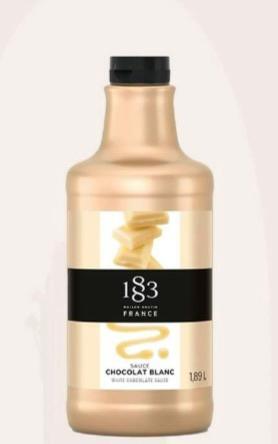 chocolate blanc 1883 sauce