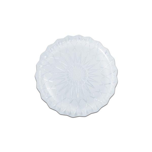 Cristalpac Crystal-Like Plastic Platter ⌀20x2cm – PS