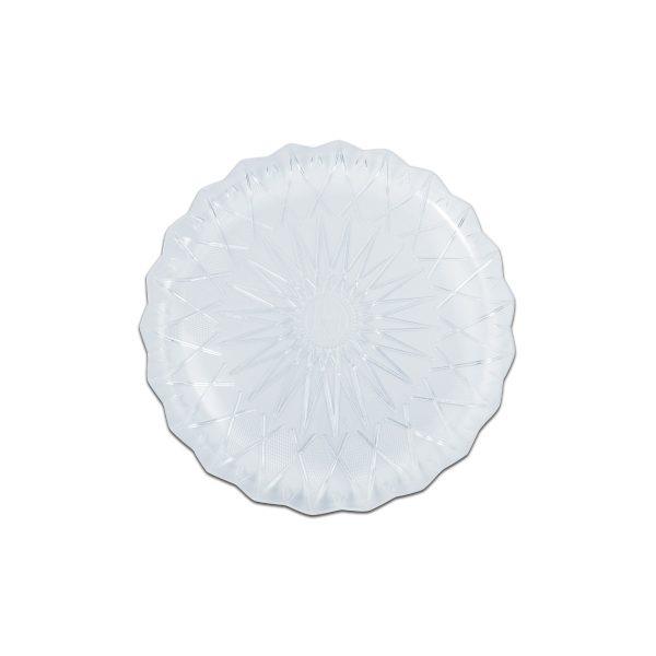 Cristalpac Crystal-Like Plastic Platter ⌀22x2cm – PS