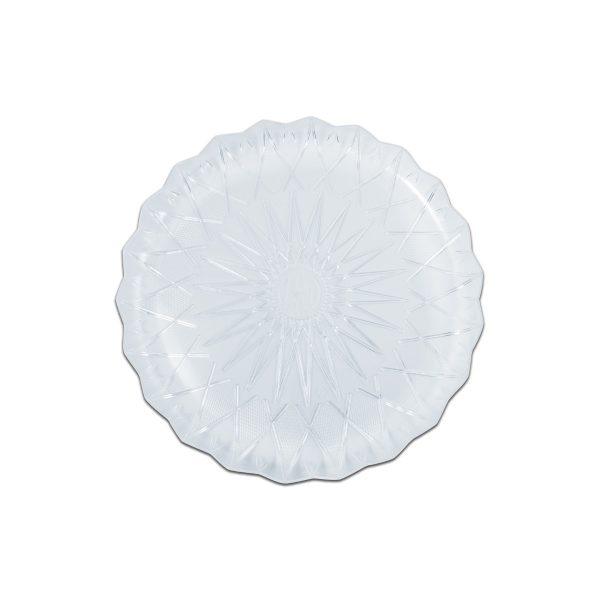 Cristalpac Crystal-Like Plastic Platter ⌀24x2cm – PS
