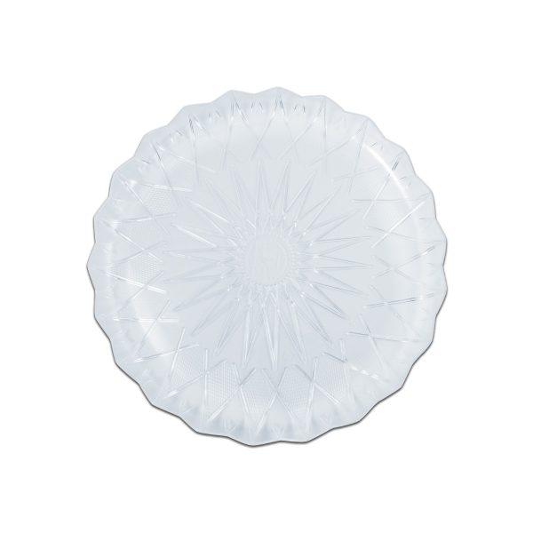 Cristalpac Crystal-Like Plastic Platter ⌀27x2cm – PS