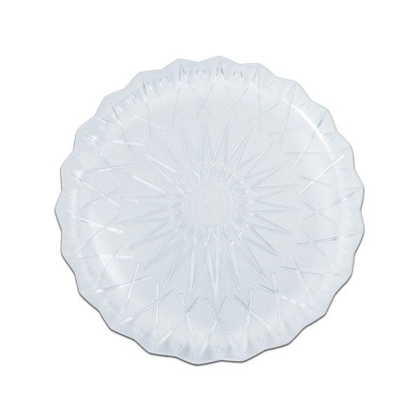 Cristalpac Crystal-Like Plastic Platter ⌀30x2cm – PS