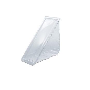 Clear Plastic Square Packs With Hinge Lid