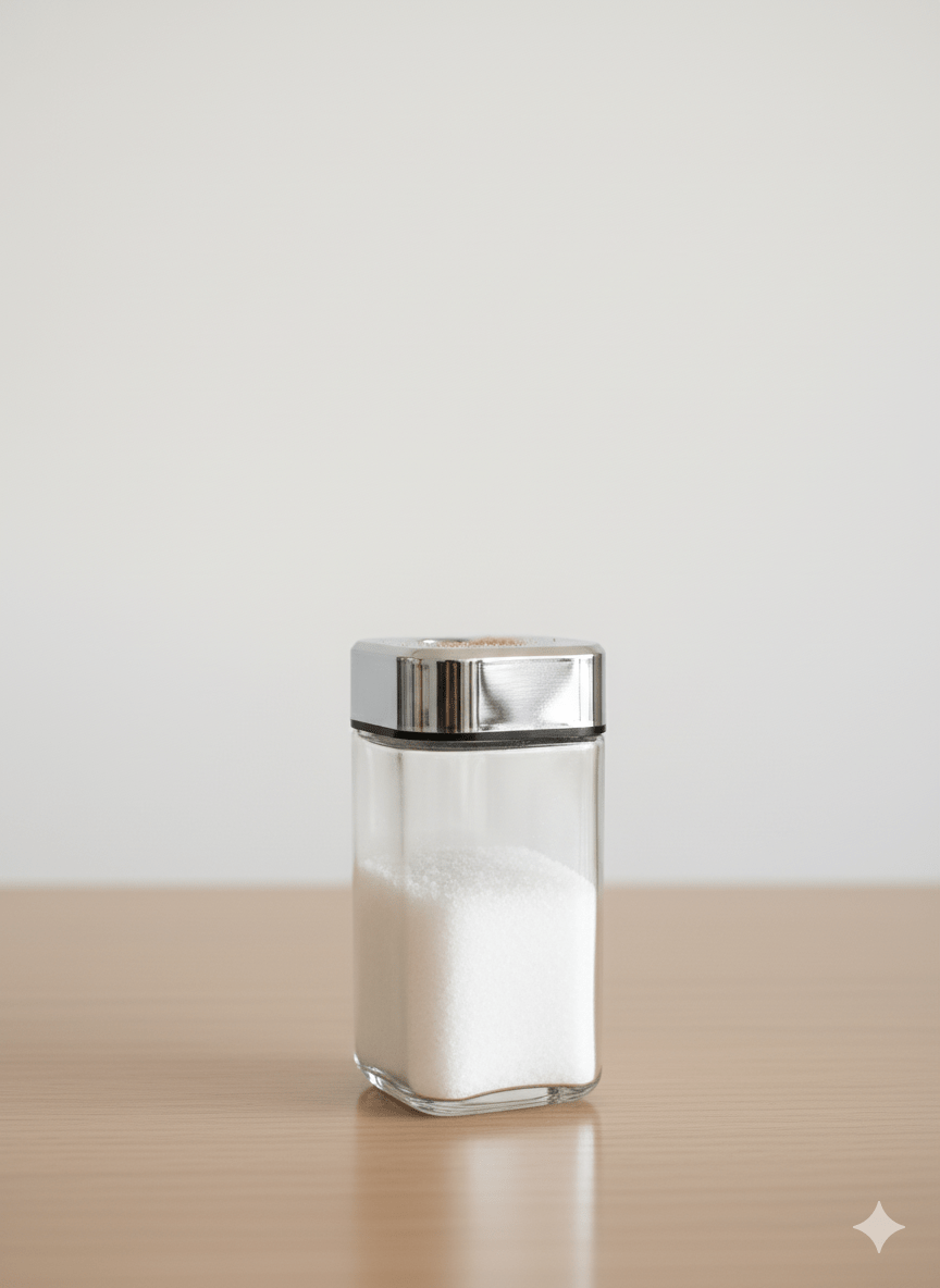 مملحة زجاج مربعة