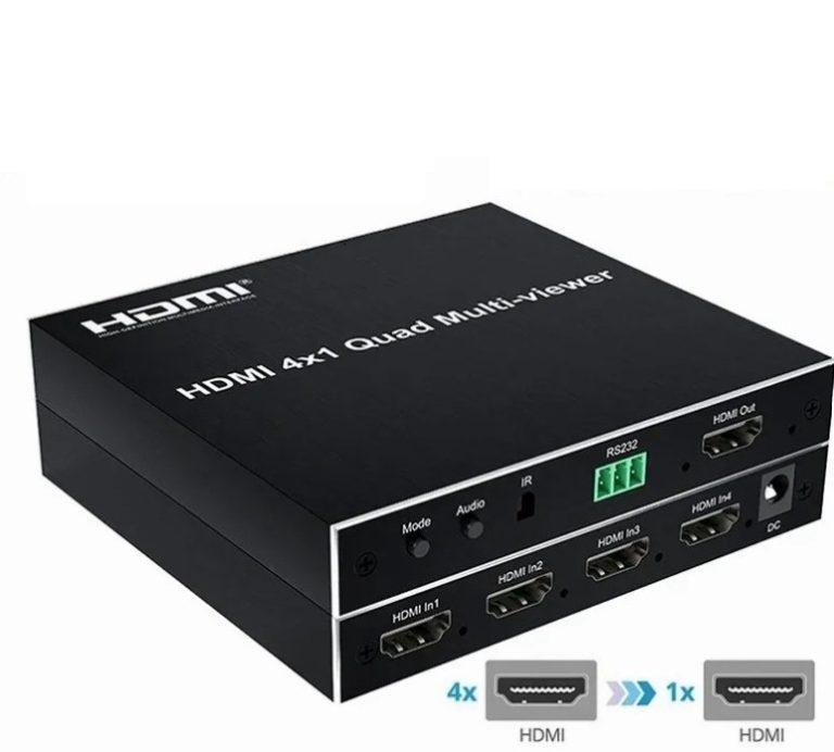HDMI 4×1 quad multi-viewer