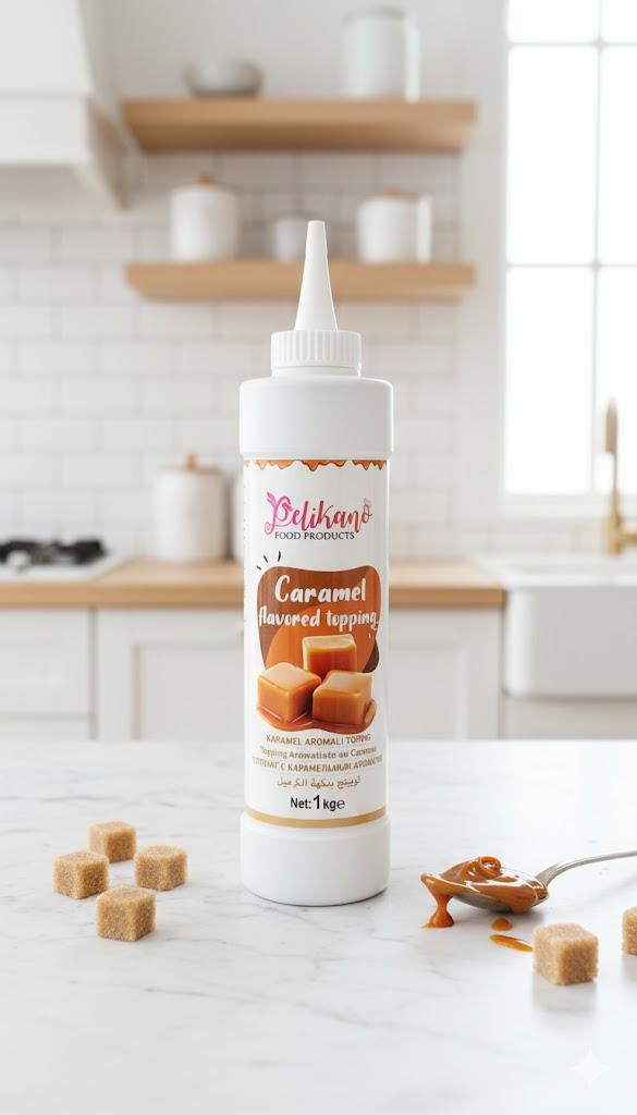 caramel FLAVORED TOPPLING