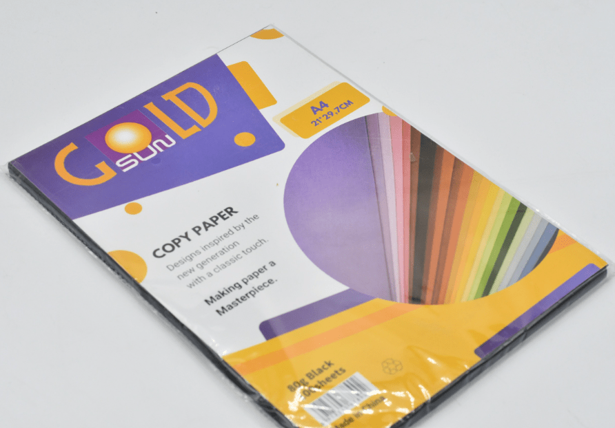 ورق تصوير اسود