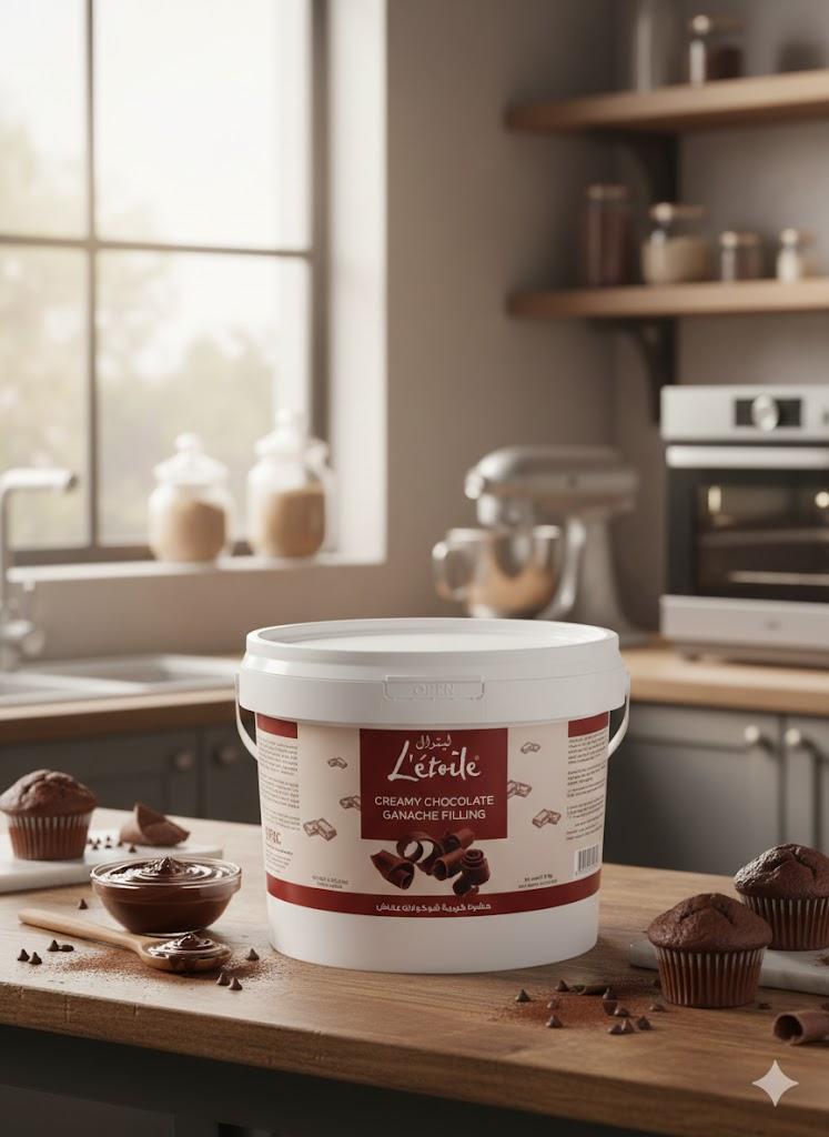 حشوة كريمة شوكولاتة غاناش ليتوال