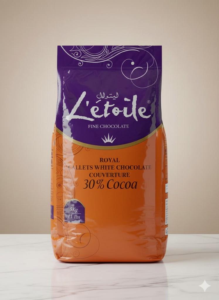 رويال حبيبات بيضاء ليتوال