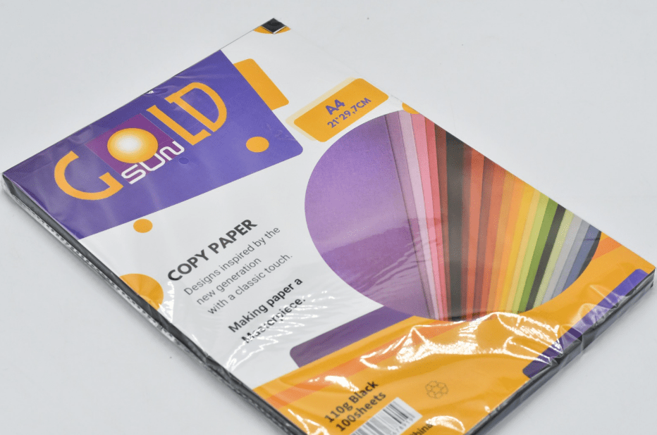 ورق تصوير اسود