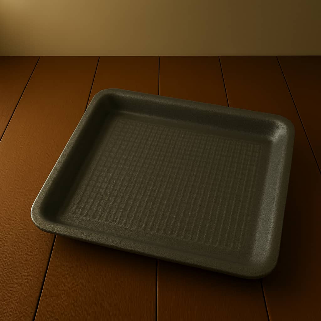 صحن اسود كبير