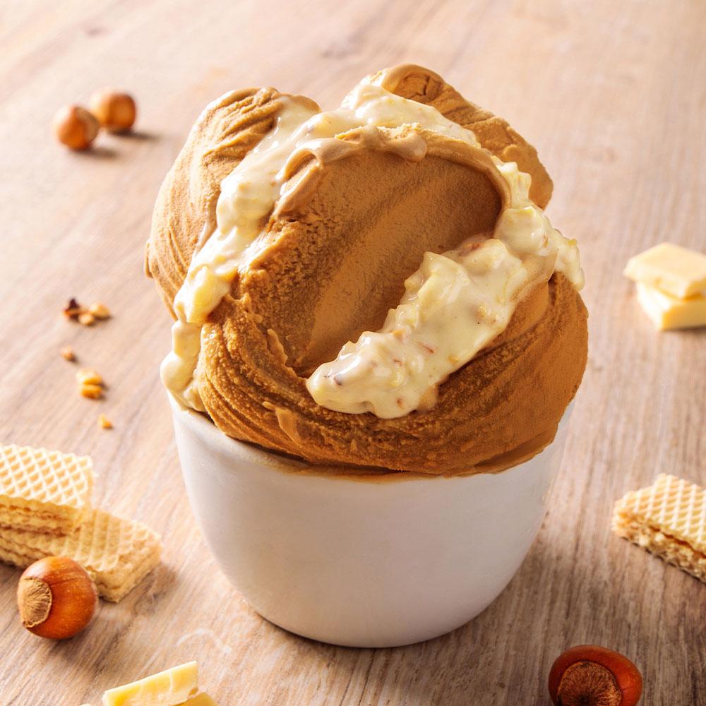 Arabeschi® Cioccobianco Hazelnut Rock