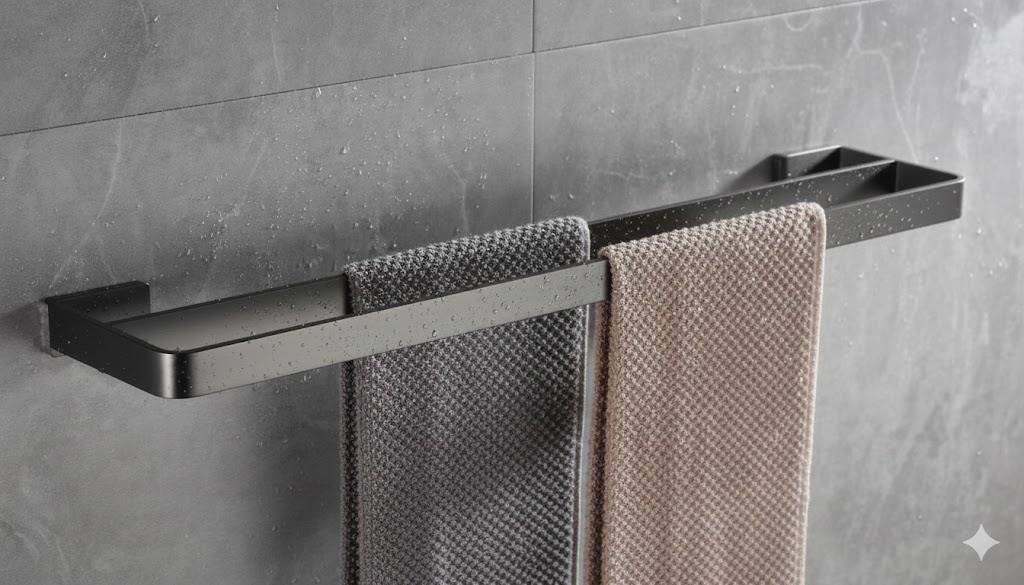 علاقة مناشف مزدوجة