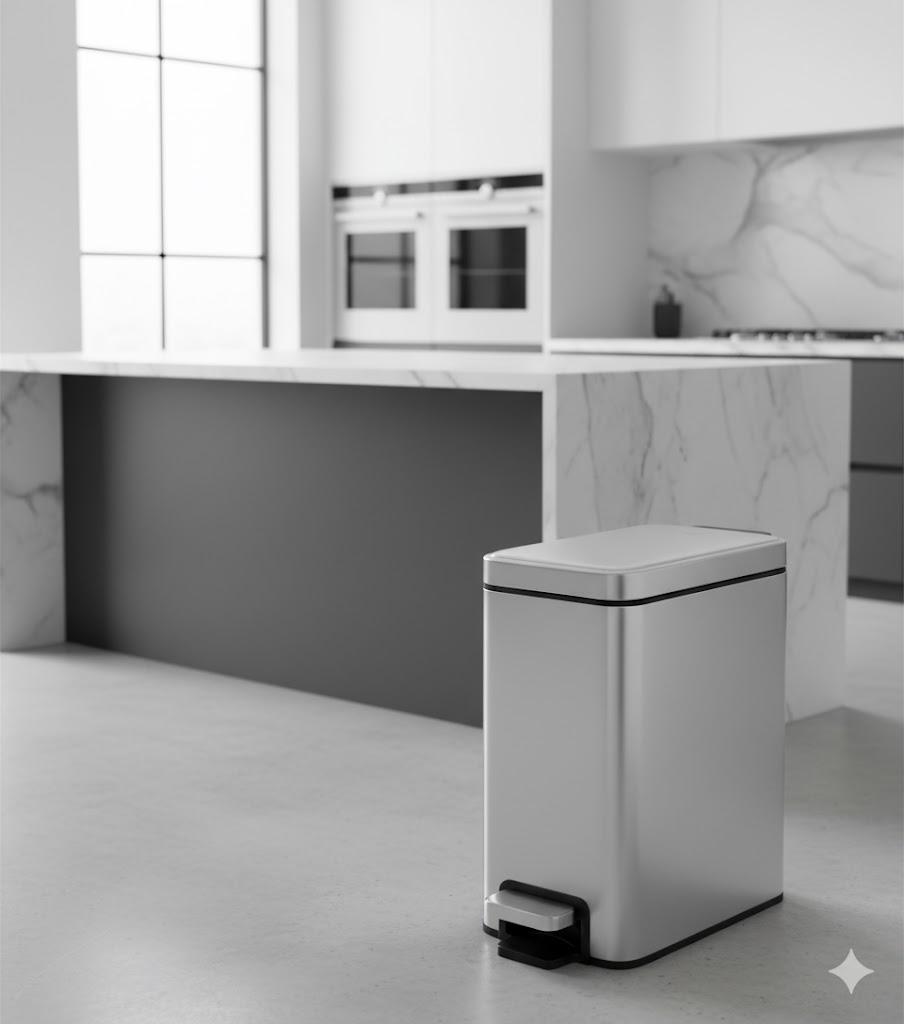 سلة نفايات بدواسة