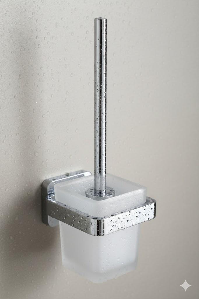 فرشاة مرحاض مع حامل