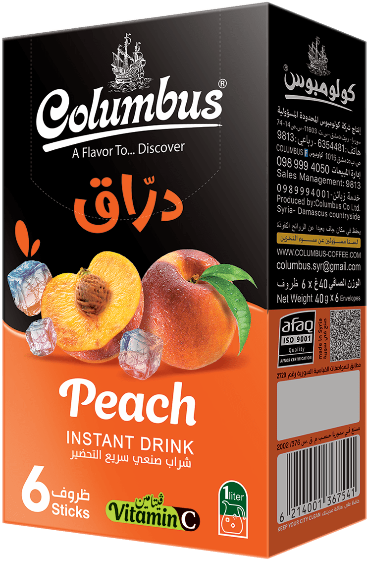 عصير دراق سريع التحضير