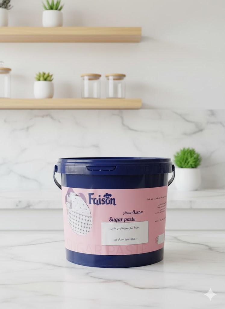 عجينة سكر حمراء