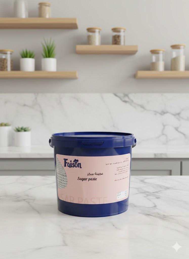 عجينة سكر بيضاء