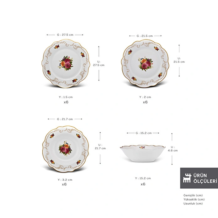 كاراجا أنتيك طقم 24 قطعة ل6 اشخاص