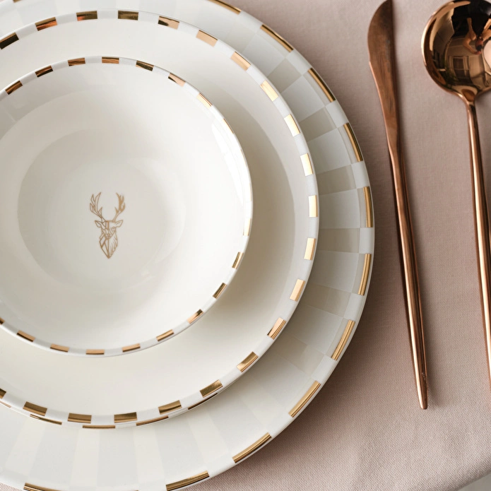 كاراجا ارييس طقم 24 قطعة ل6 اشخاص بورسلين