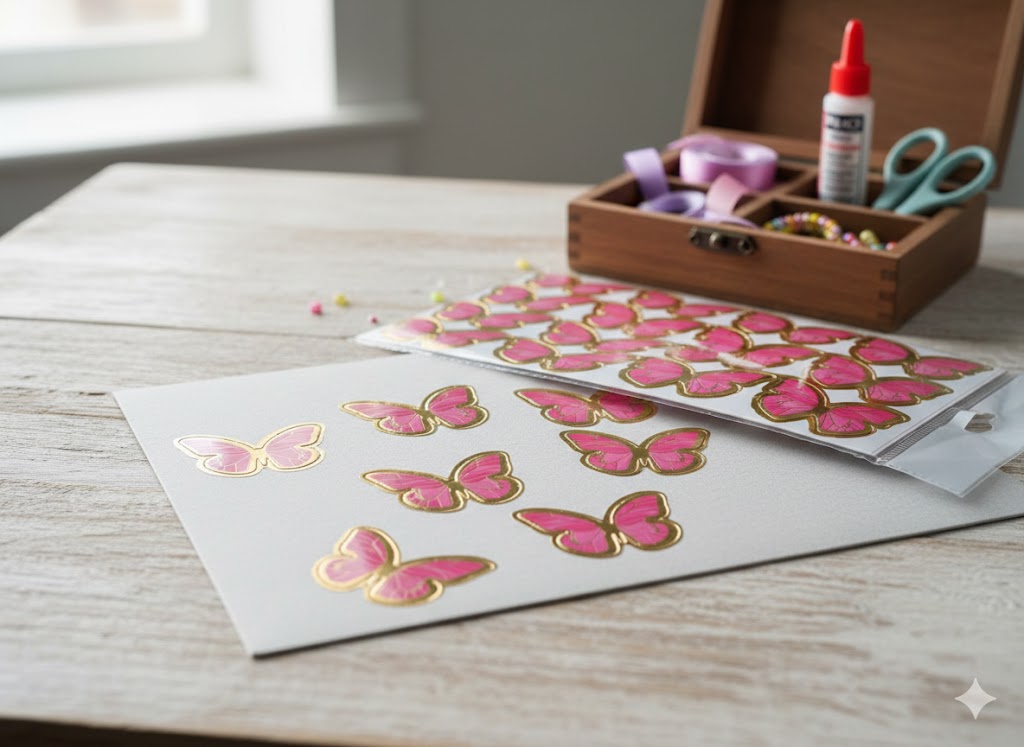 فراشات ذهبي ربطة